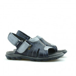 Παιδικά σανδάλια 41c indigo+γκρι