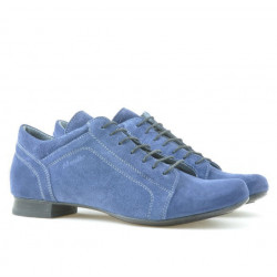 Γυναικεία casual παπούτσια 645 indigo velur