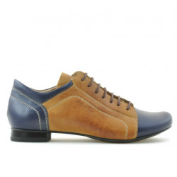 Γυναικεία casual παπούτσια 645 indigo+καφέ