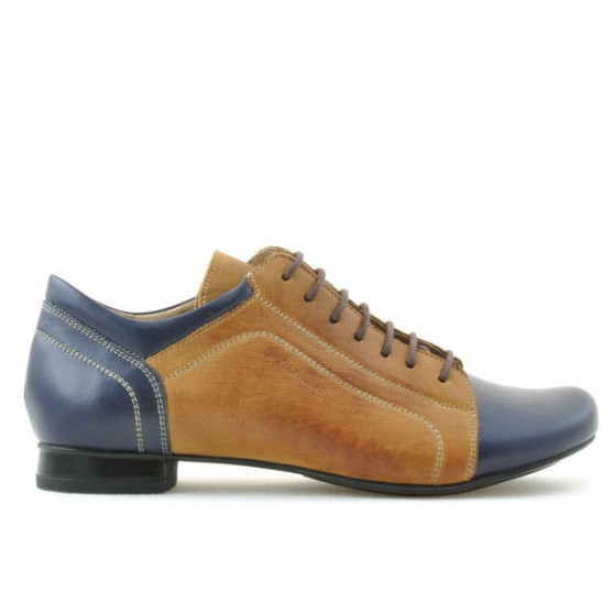 Γυναικεία casual παπούτσια 645 indigo+καφέ