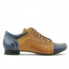 Γυναικεία casual παπούτσια 645 indigo+καφέ