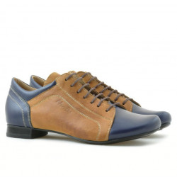 Γυναικεία casual παπούτσια 645 indigo+καφέ