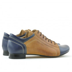 Γυναικεία casual παπούτσια 645 indigo+καφέ