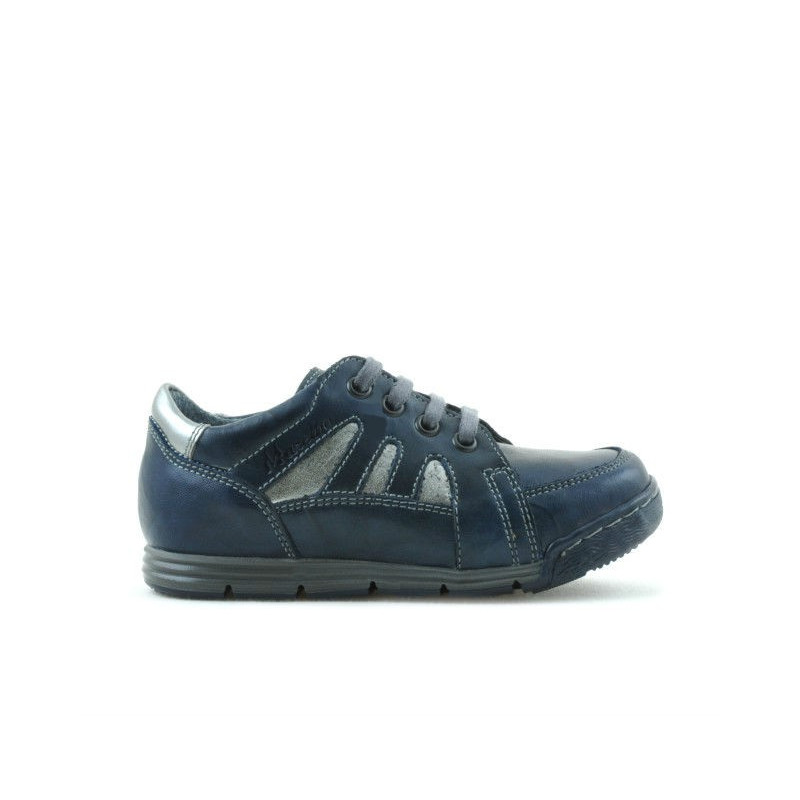 Παπούτσια παιδιά μικρά 04c indigo+γκρι