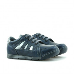 Παπούτσια παιδιά μικρά 04c indigo+γκρι