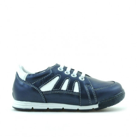 Παπούτσια παιδιά μικρά 04c indigo+λευκό