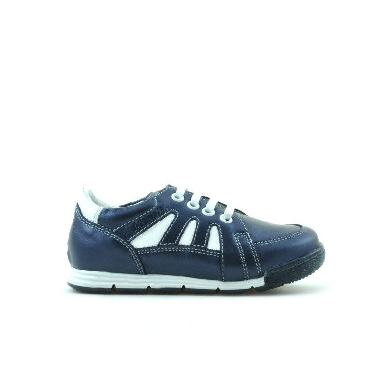 Παπούτσια παιδιά μικρά 04c indigo+λευκό