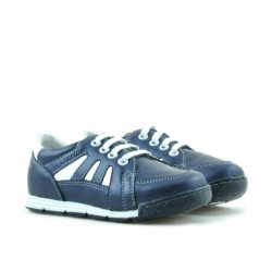Παπούτσια παιδιά μικρά 04c indigo+λευκό