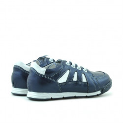 Παπούτσια παιδιά μικρά 04c indigo+λευκό