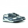 Παπούτσια παιδιά μικρά 16c indigo+λευκό