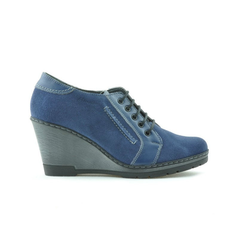 Γυναικεία casual παπούτσια 625 indigo velur combinat