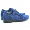 Γυναικεία casual παπούτσια 608 indigo velur