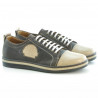 Παπούτσια casual / sport ανδρικά 766 tuxon cafe+tuxon nisip