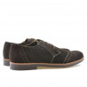 Ανδρικά παπούτσια casual / eleganti 746 καφέ velur