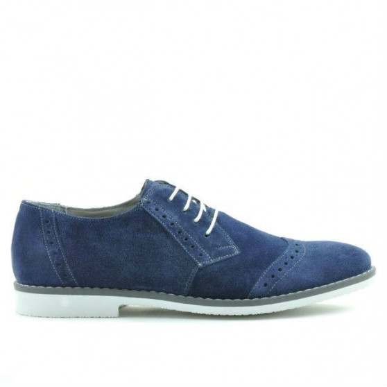Ανδρικά casual / κομψά παπούτσια 746 indigo velur Ανδρικά casual / κομψά παπούτσια 746 indigo velur