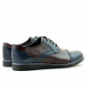 Παπούτσια casual άνδρες 811 indigo+bordo