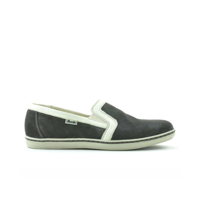 Ανδρικά casual παπούτσια 870 tdm velur (Testa di Moro)