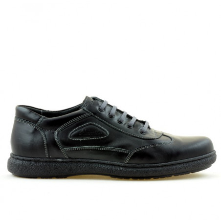 Ανδρικά παπούτσια casual / sport (φαρδύ μοντέλο) 858xxl μαύρο