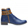 Γυναικείες μπότες 3262 indigo+καφέ