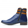 Γυναικείες μπότες 3262 indigo+καφέ