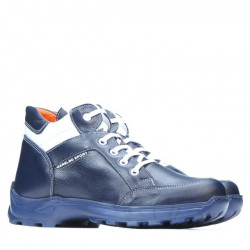 Μποτάκια έφηβοι 436 indigo+λευκό