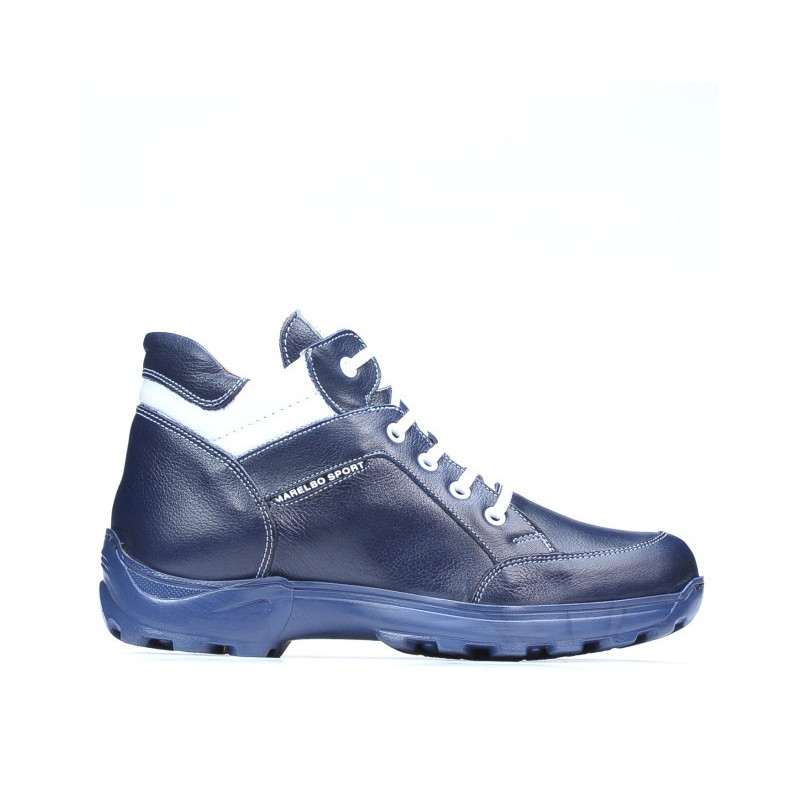 Μποτάκια έφηβοι 436 indigo+λευκό