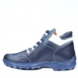 Μποτάκια έφηβοι 436 indigo+λευκό