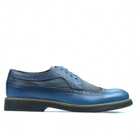 Ανδρικά casual παπούτσια 829 a indigo συνδυασμένα