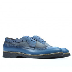 Ανδρικά casual παπούτσια 829 a indigo συνδυασμένα