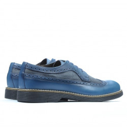 Ανδρικά casual παπούτσια 829 a indigo συνδυασμένα