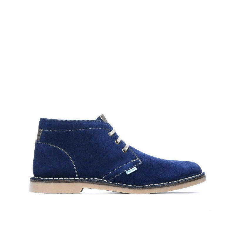 Ανδρικά μποτάκια 7300 indigo velur