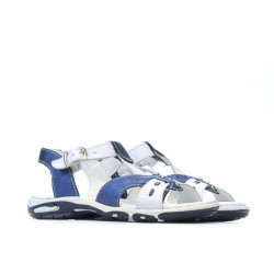 Πέδιλα παιδικά μικρά 10c indigo+λευκό