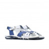 Πέδιλα παιδικά μικρά 10c indigo+λευκό