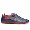 Loafers ανδρικά 865 indigo+κόκκινο