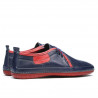 Loafers ανδρικά 865 indigo+κόκκινο