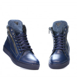 Ανδρικά μποτάκια 486-1 indigo