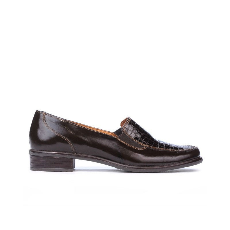 Γυναικεία υποδήματα casual 649 croco lac cafe