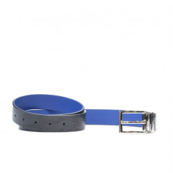 Ζώνη γυναικεία 02m δίχρωμη cs croco indigo+μπλε