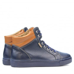 Ανδρικά μποτάκια 4103 indigo+maro