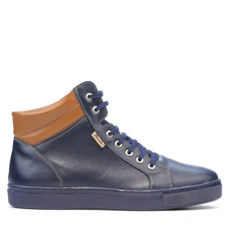 Ανδρικά μποτάκια 4103 indigo+maro