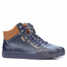Ανδρικά μποτάκια 4103 indigo+maro