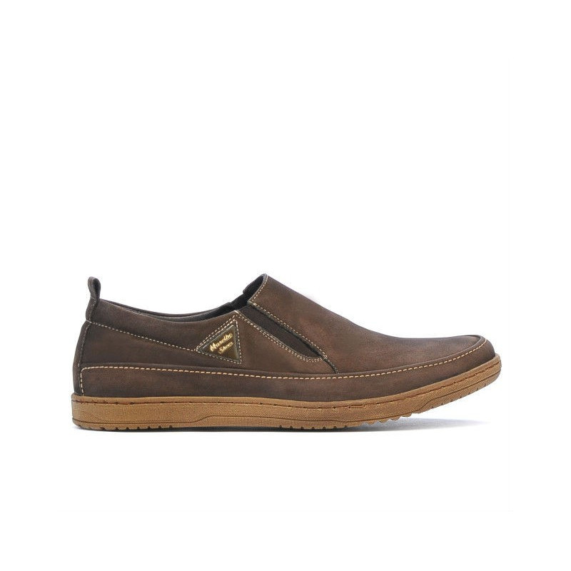 Ανδρικά παπούτσια casual 745 bufo καφέ