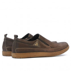 Ανδρικά παπούτσια casual 745 bufo καφέ