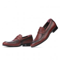 Ανδρικά casual / κομψά παπούτσια 875 σε bordo
