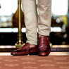 Ανδρικά παπούτσια casual / eleganti 875 a coniac