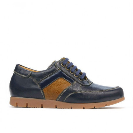 Παιδικά παπούτσια 164 indigo+καφέ