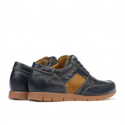 Παιδικά παπούτσια 164 indigo+καφέ