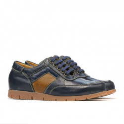 Παιδικά παπούτσια 164 indigo+καφέ