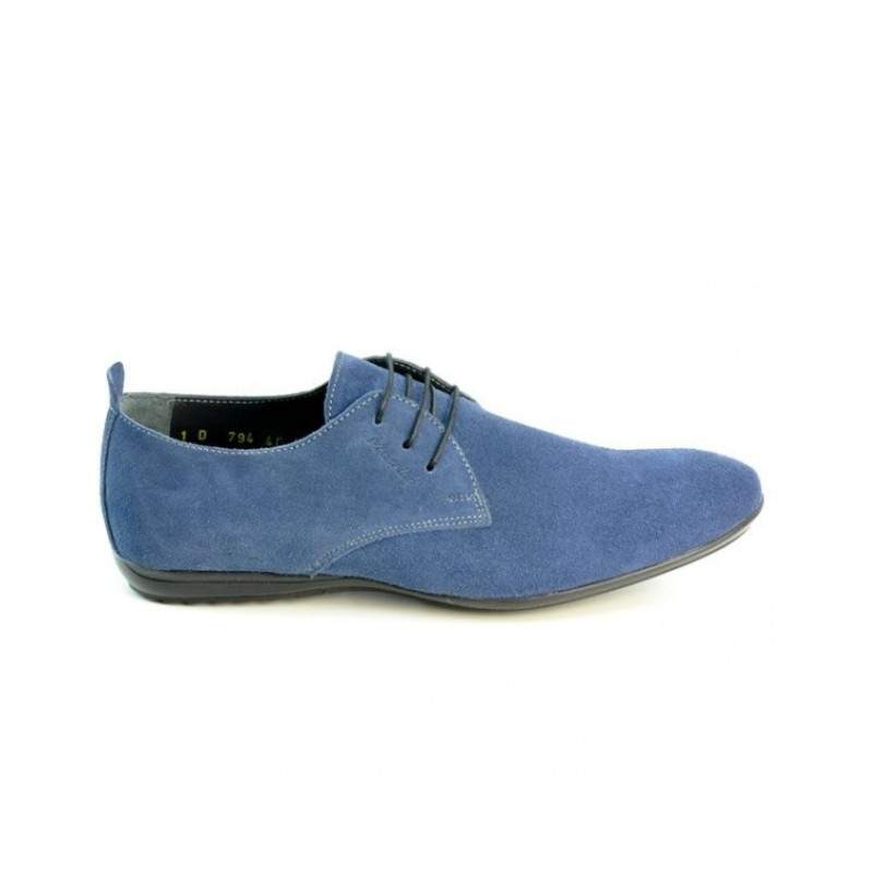 Παπούτσια casual ανδρικά 794 indigo velur
