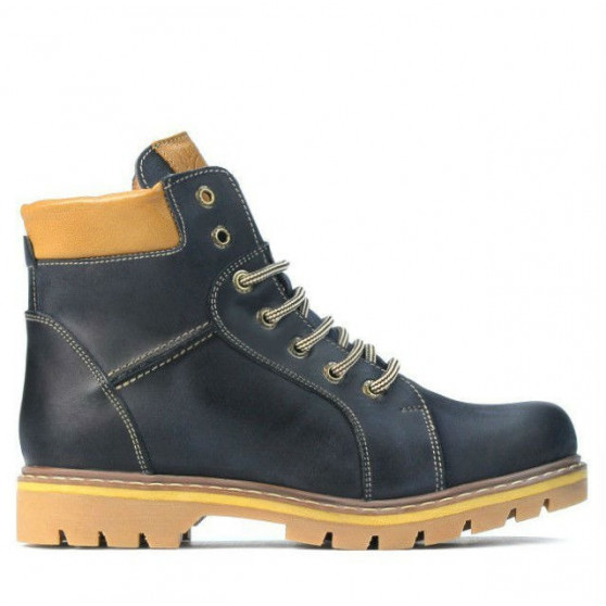 Μπότες έφηβοι 439-1 tuxon indigo+maro Μπότες έφηβοι 439-1 tuxon indigo+maro